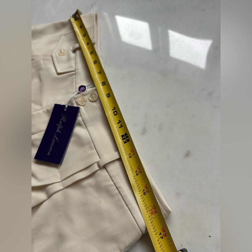 Ralph Lauren Collection Purple Label Cecillia Wool Silk Crepe Pants Trousers NWT - Picture 4 of 7